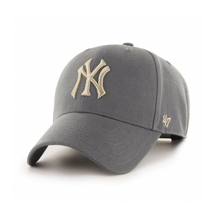 New York Yankees MLB 47 Brand Men's Grey MVP Smoke Show Snapback
