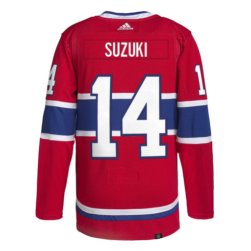 Men's Fanatics Branded Nick Suzuki Red Montreal Canadiens Home Premier Breakaway Player Jersey