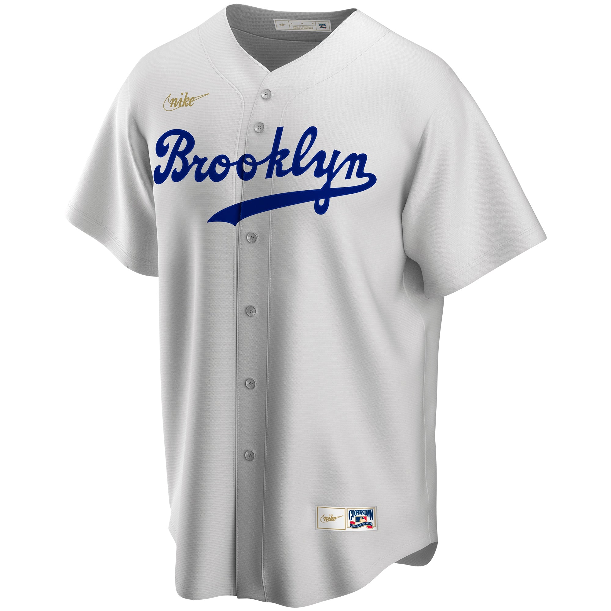 Jackie Robinson Brooklyn Dodgers MLB Nike Maillot blanc réplique de Cooperstown pour hommes