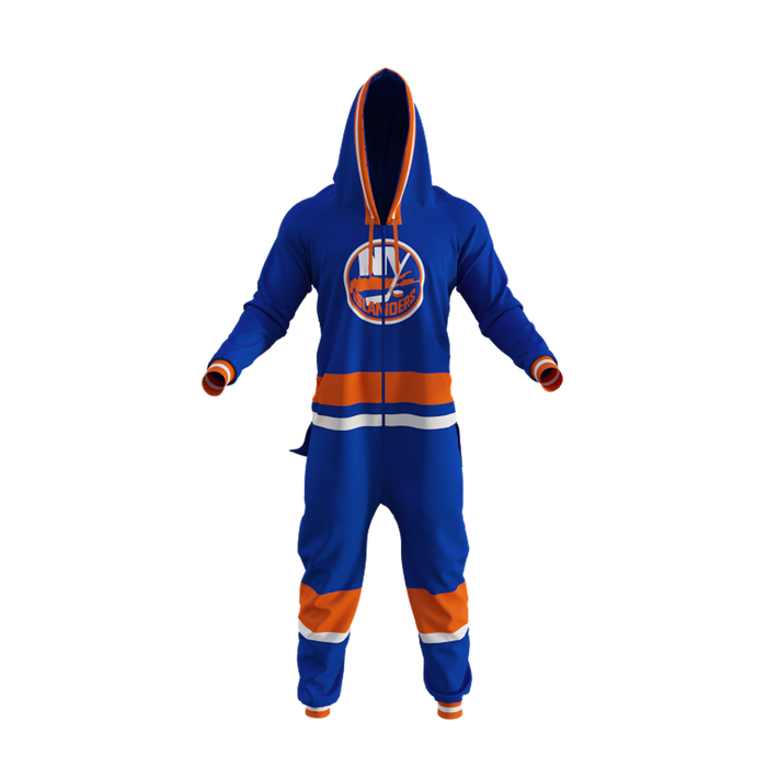 New York Islanders NHL Hockey Sockey Men's Royal Blue Team Uniform Onesie