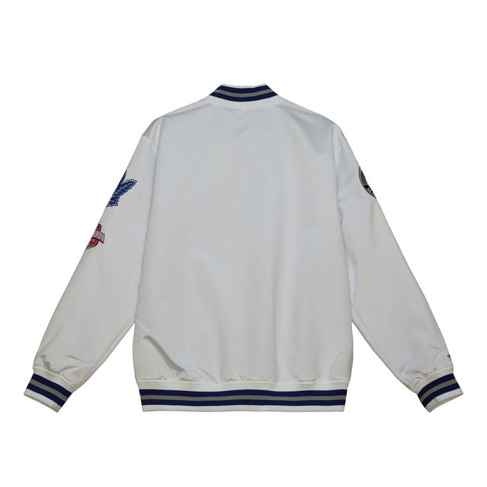 Toronto Maple Leafs NHL Mitchell & Ness Men’s White City Collection Lightweight Satin Jacket