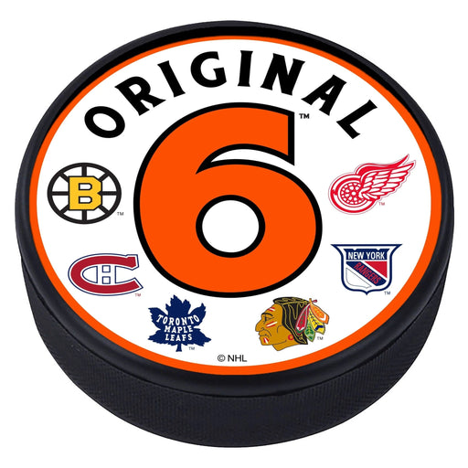 NHL Original Six Orange T-Shirt by Old-Time Hockey Mens Size Medium
