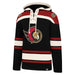 Ottawa Senators NHL 47 Brand Men's Black Heavyweight Lacer Hoodie
