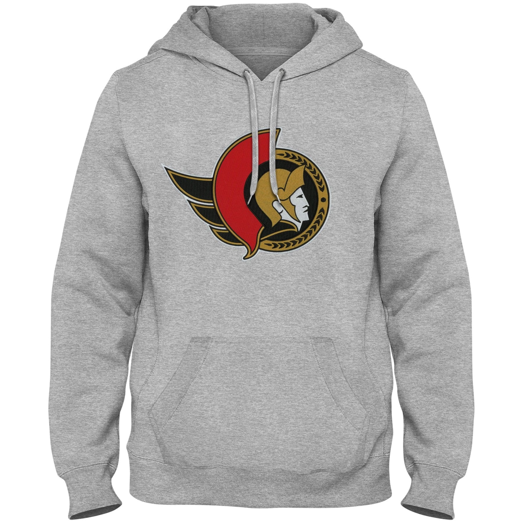 Ottawa Senators NHL Bulletin Men's Athletic Grey Express Twill Logo Hoodie