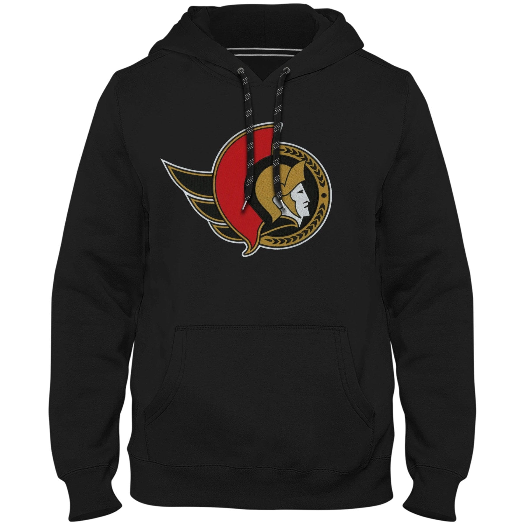 Ottawa Senators NHL Bulletin Men's Black Express Twill Logo Hoodie