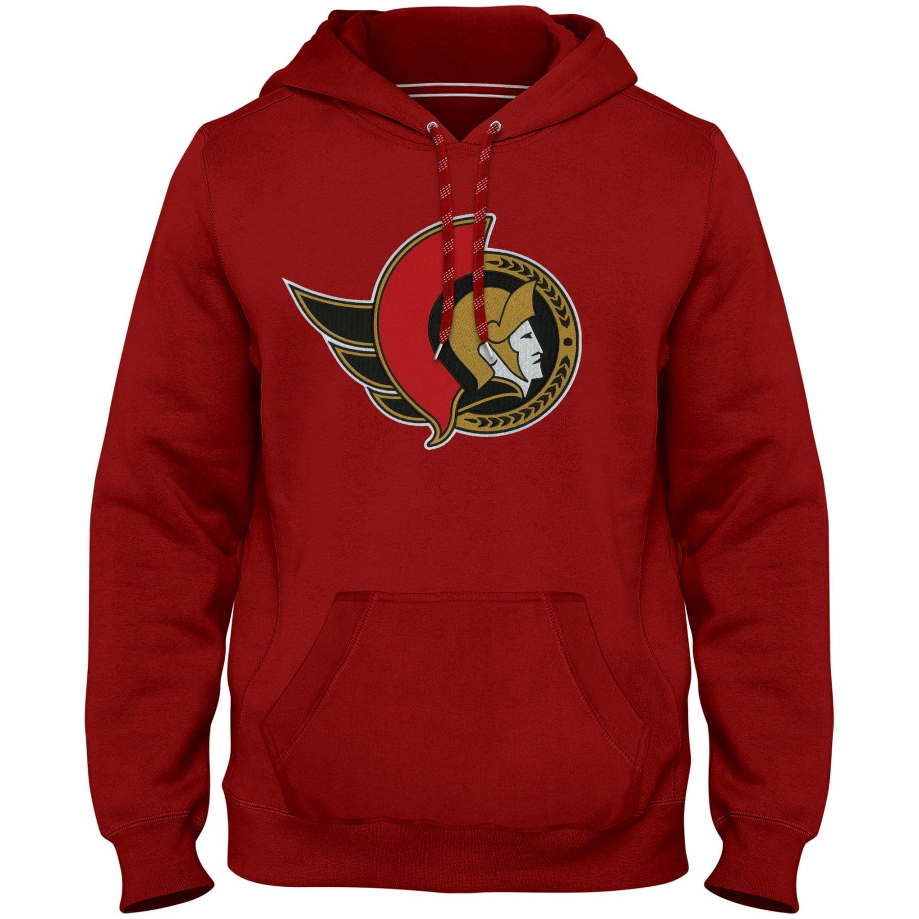 Ottawa Senators NHL Bulletin Men's Red Express Twill Logo Hoodie