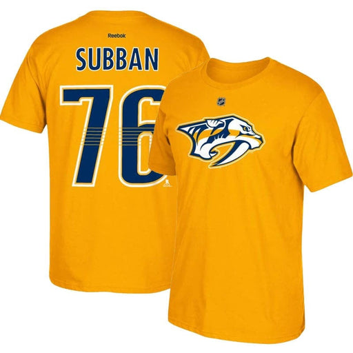 P.K Subban Nashville Predators NHL Outerstuff Youth Yellow T-Shirt