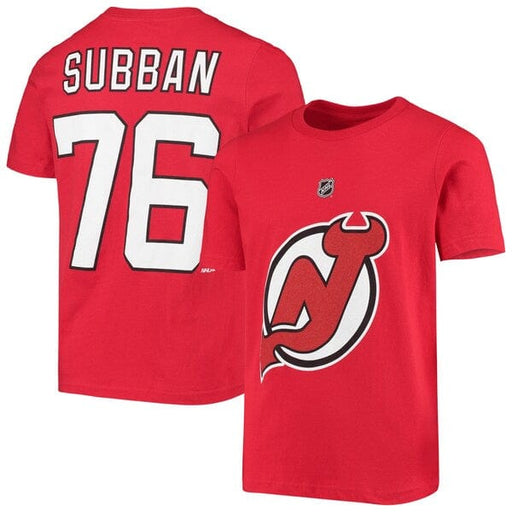 P.K Subban New Jersey Devils NHL Outerstuff Youth Red T-Shirt