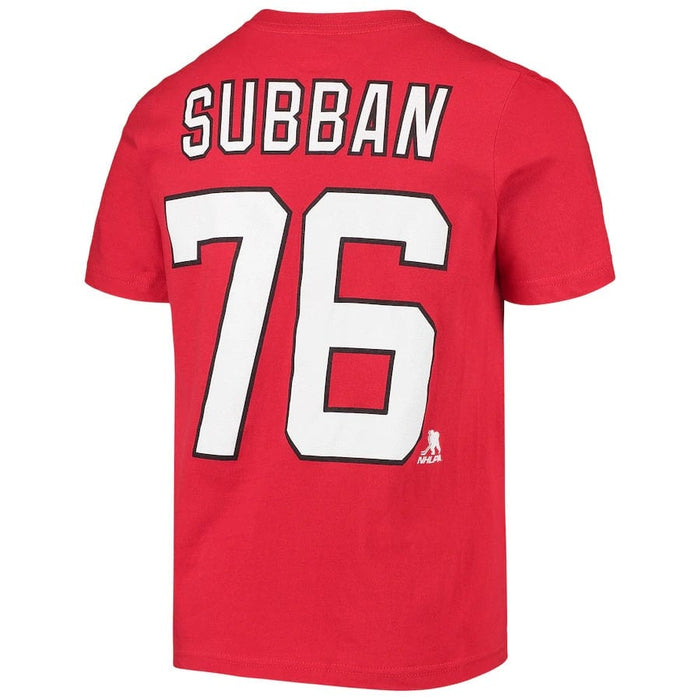 New Jersey Devils No76 P.K. Subban Red Home Jersey