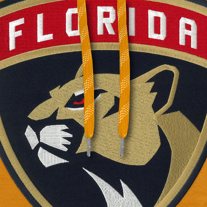 Florida Panthers NHL Bulletin Men's Gold Express Twill Logo Hoodie