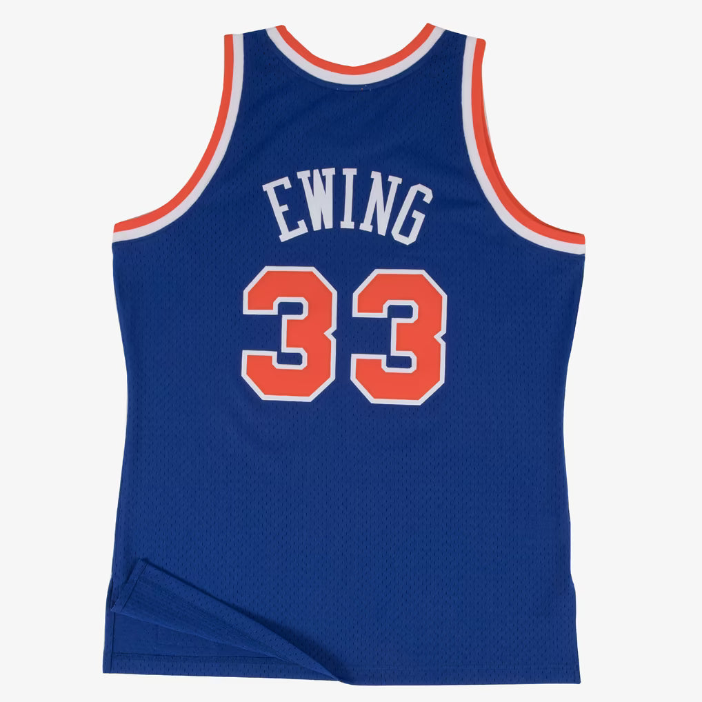 Patrick Ewing New York Knicks NBA Mitchell & Ness Men's Royal Blue 1991-92 Hardwood Classics Swingman Jersey