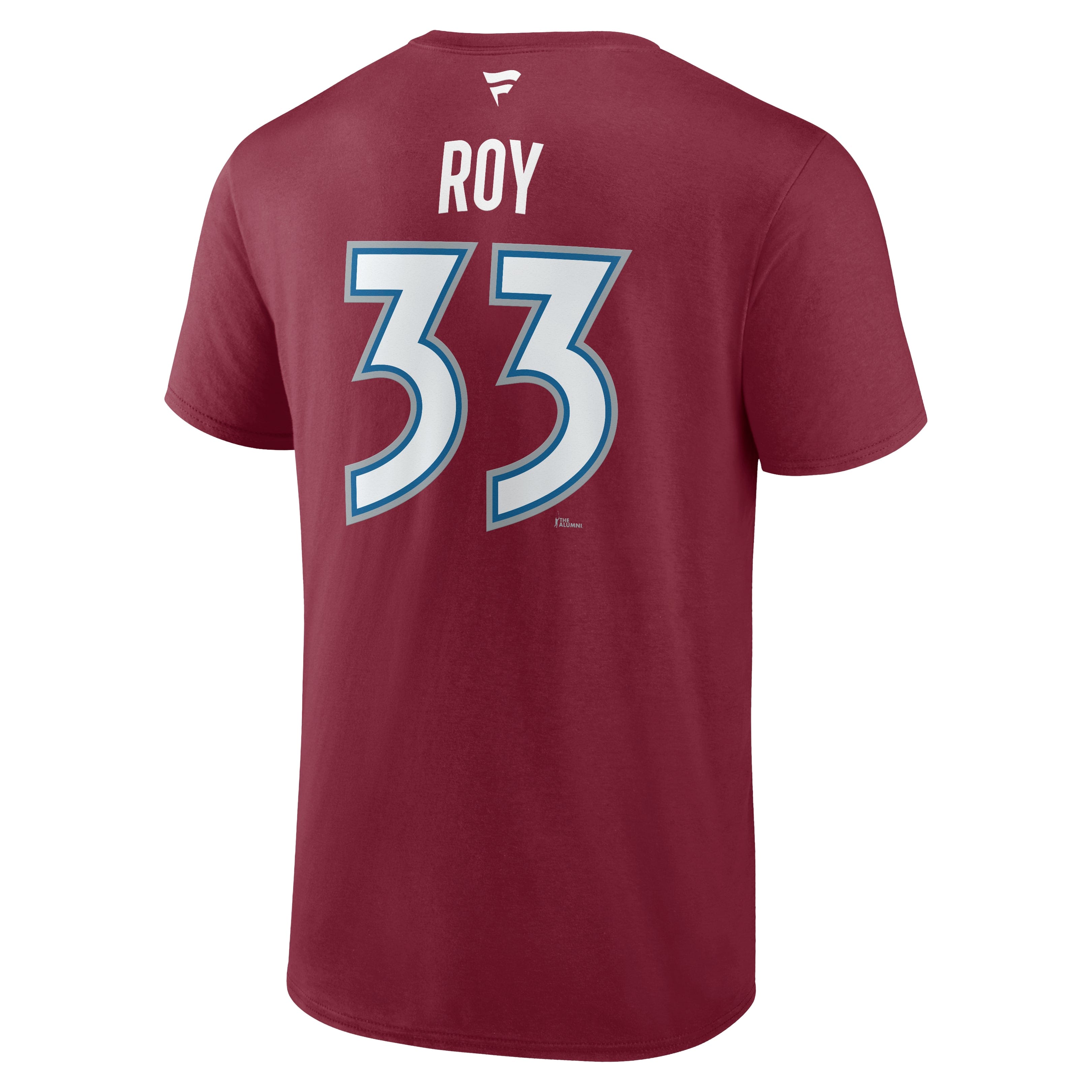 Patrick Roy Colorado Avalanche NHL Fanatics Branded Men's Dark Garnet Alumni Authentic T-Shirt