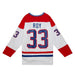 Patrick Roy Montreal Canadiens NHL Mitchell & Ness Men's White 1992 All Star Game Blue Line Authentic Jersey
