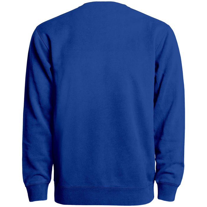 Los Angeles Dodgers MLB Bulletin Men's Royal Blue Twill Applique Wordmark Crew Sweater