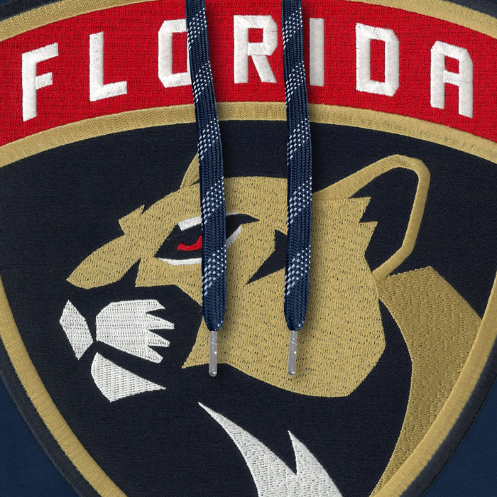 Florida Panthers NHL Bulletin Men's Navy Express Twill Logo Hoodie