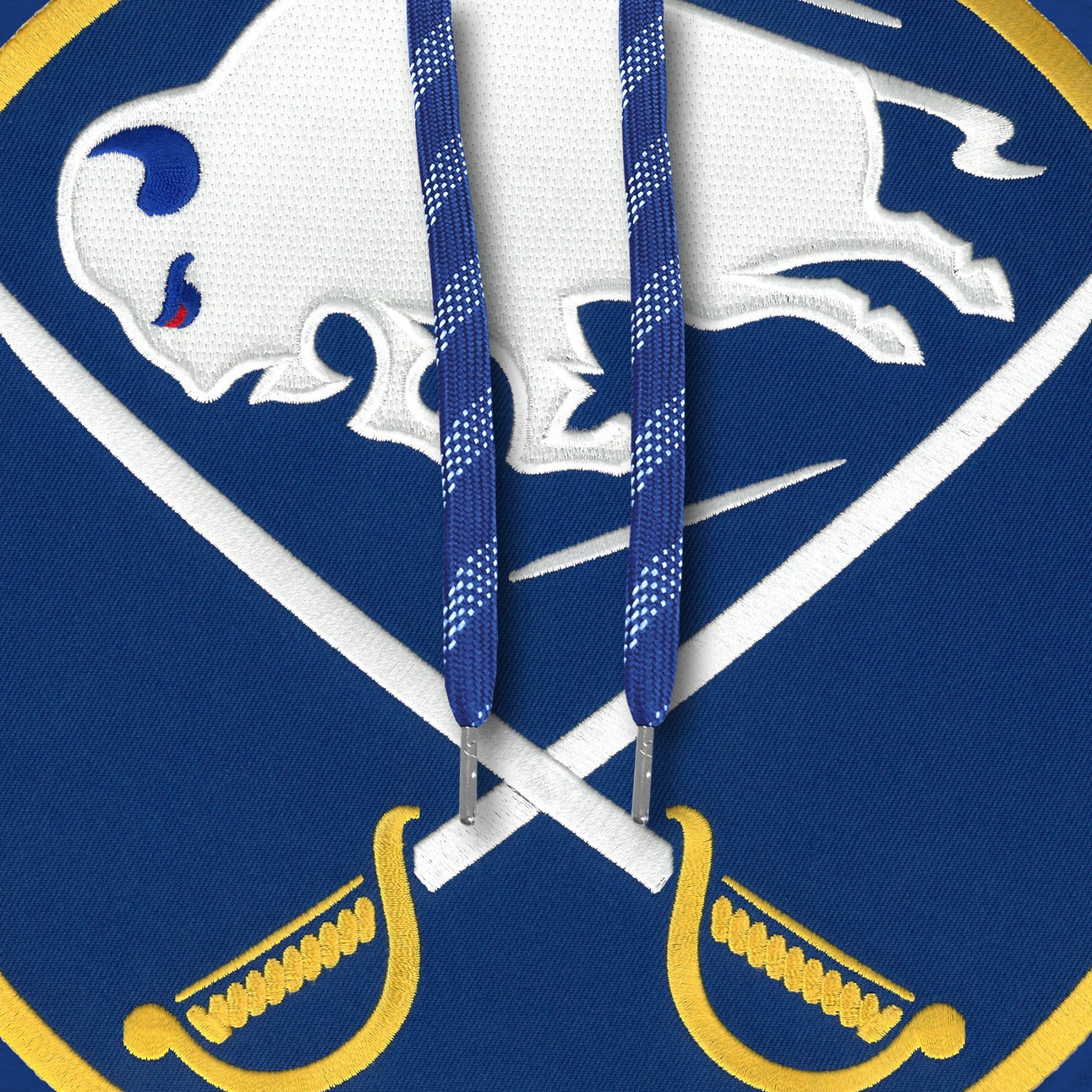 Buffalo Sabres NHL Bulletin Sweat à capuche bleu royal avec logo en sergé pour hommes