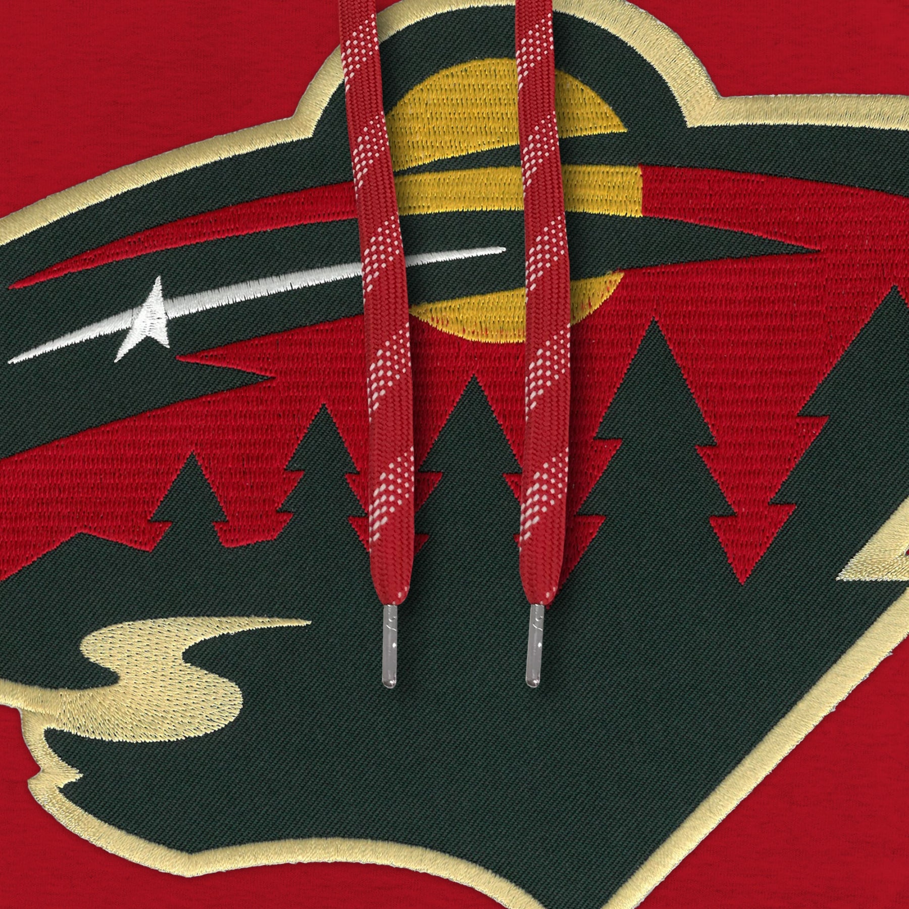 Sweat à capuche avec logo en sergé Express rouge du Minnesota Wild NHL Bulletin pour hommes