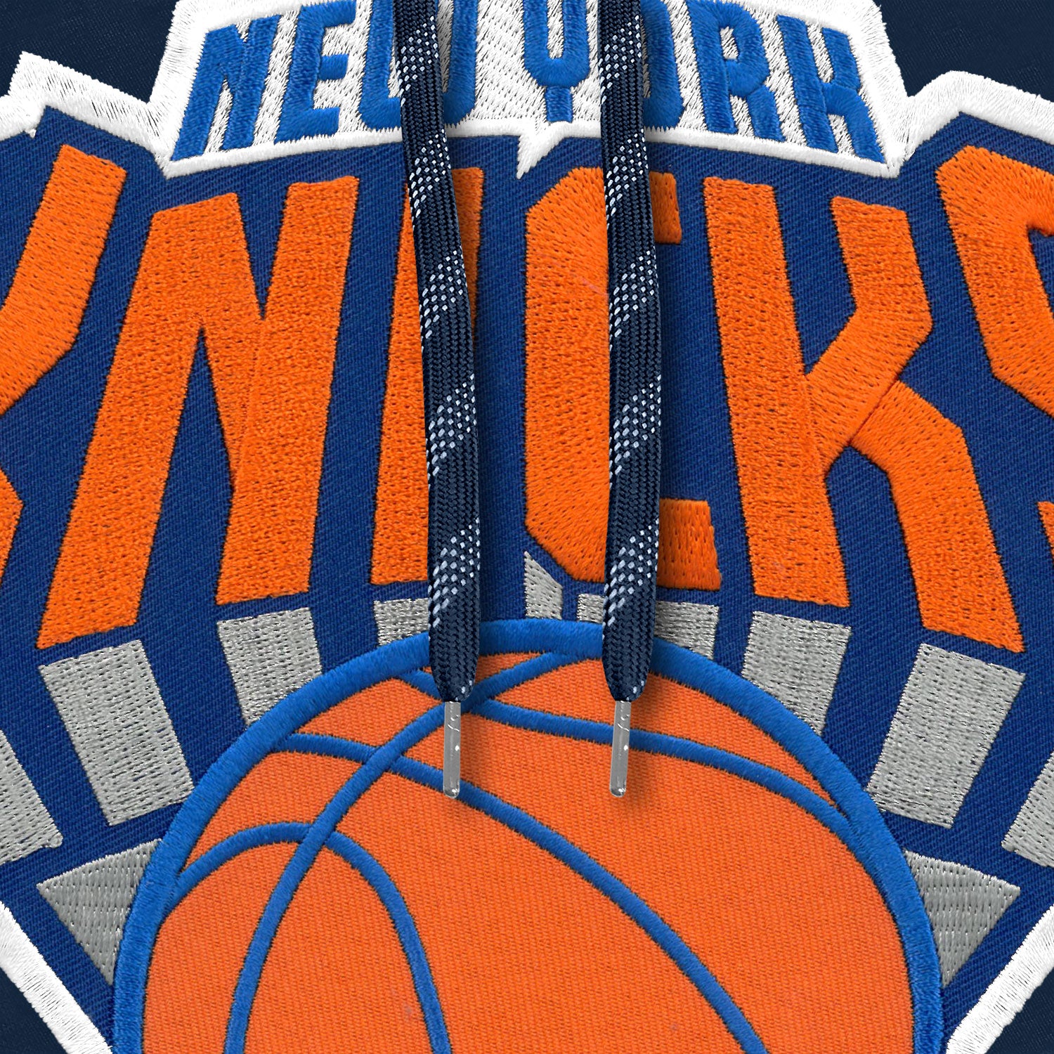 New York Knicks NBA Bulletin Sweat à capuche bleu marine avec logo en sergé Express pour hommes