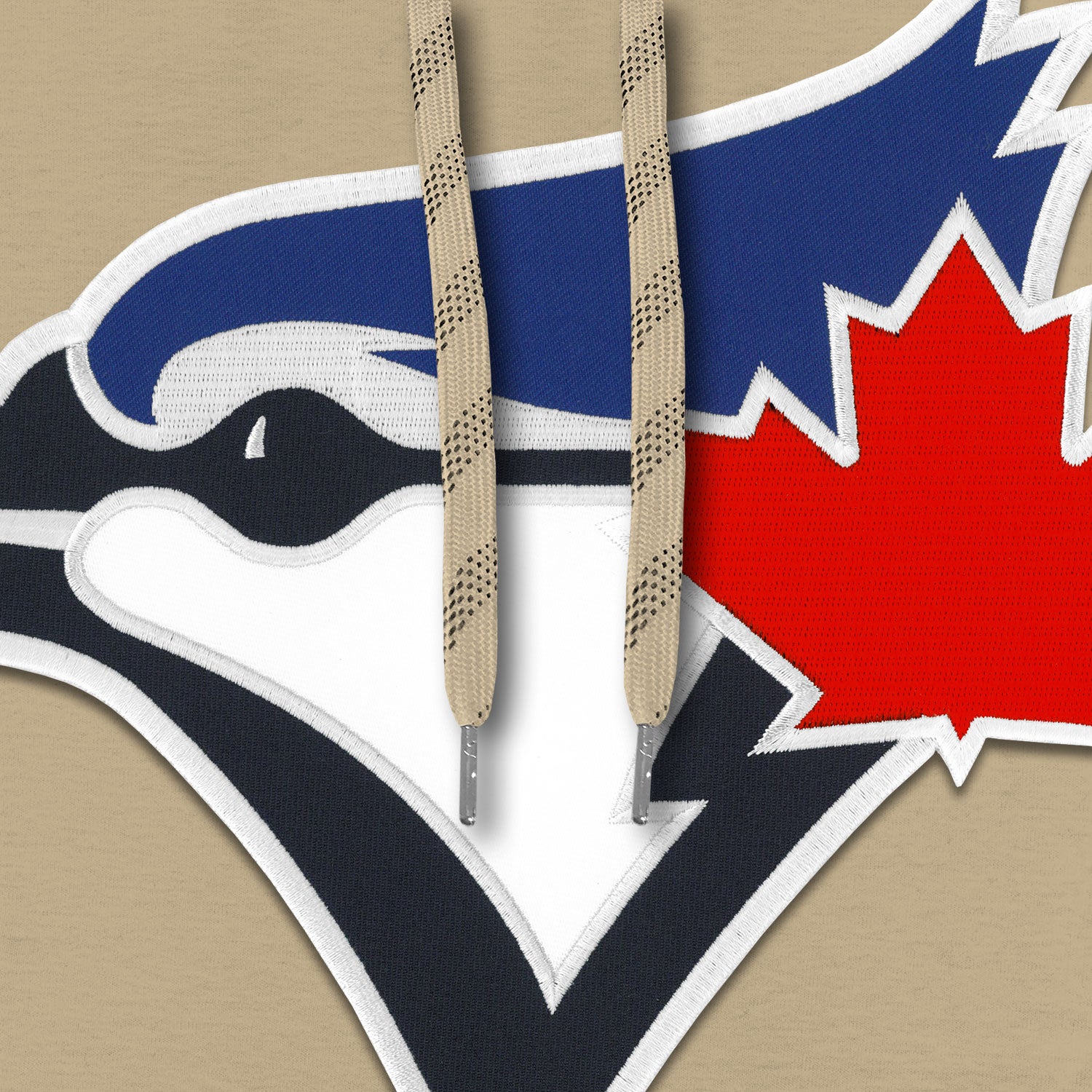 Toronto Blue Jays MLB Bulletin Men's Wheat Birdhead Twill Logo Hoodie