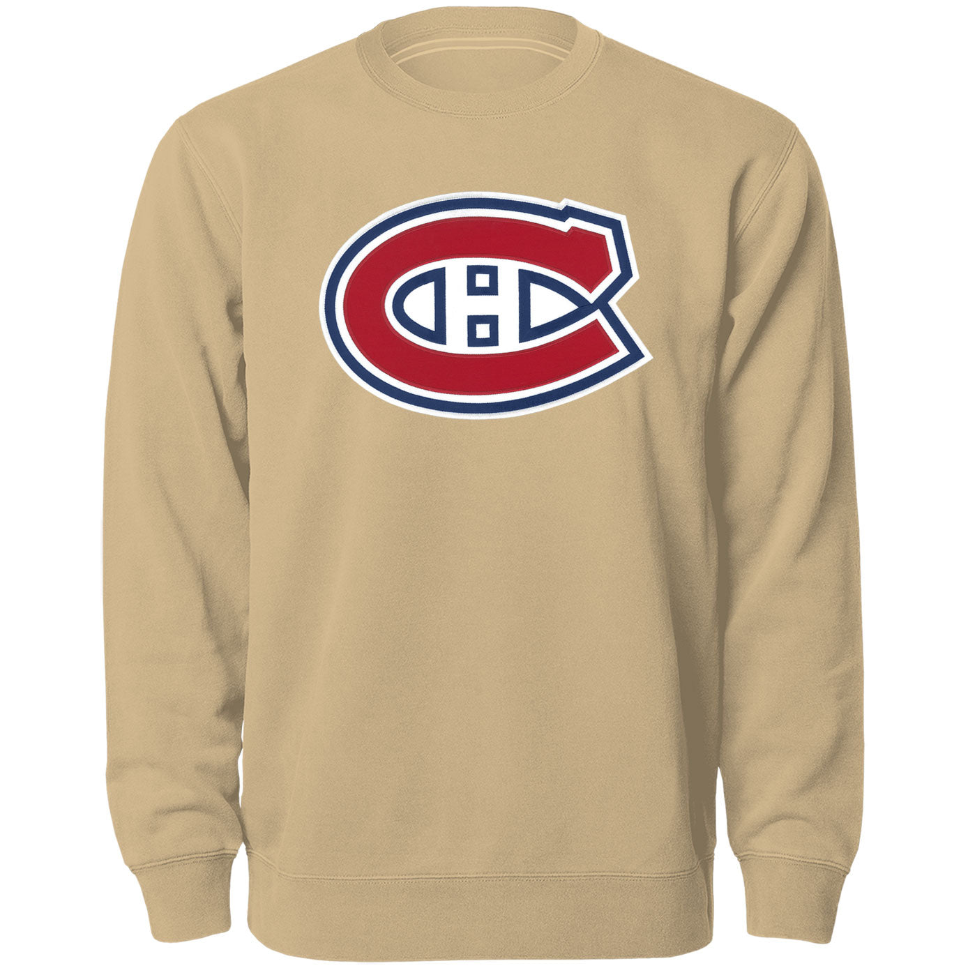 Montreal Canadiens NHL Bulletin Men's Wheat Twill Express Logo Crew Sweater