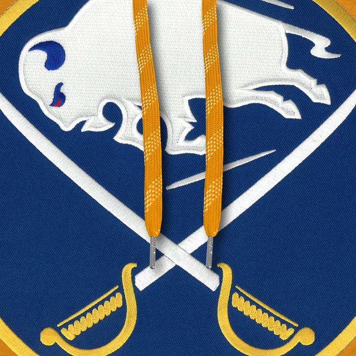 Buffalo Sabres NHL Bulletin Men's Gold Express Twill Logo Hoodie