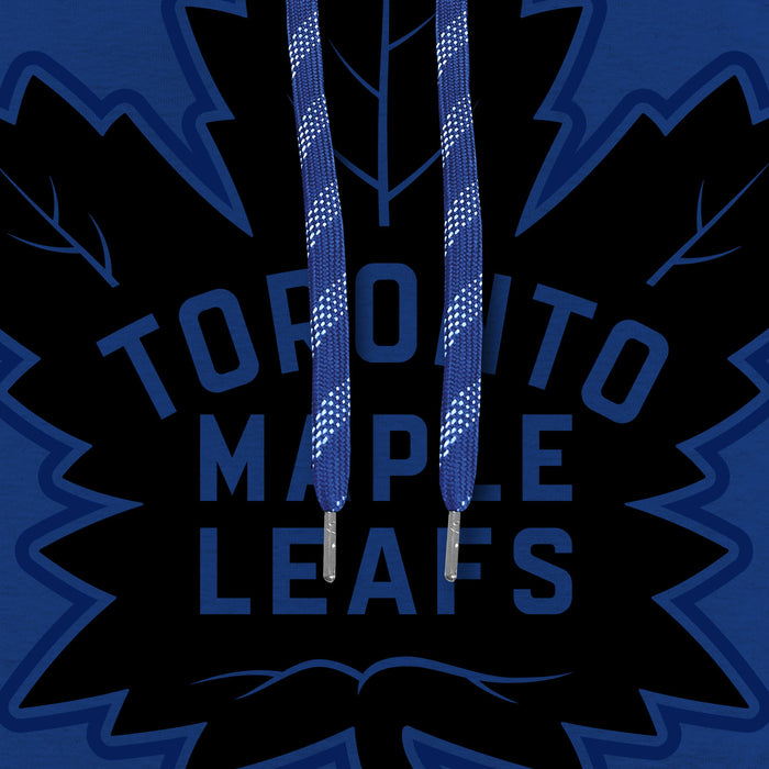 Toronto Maple Leafs NHL Bulletin Men's Royal Blue Back in Black Express Twill Logo Hoodie