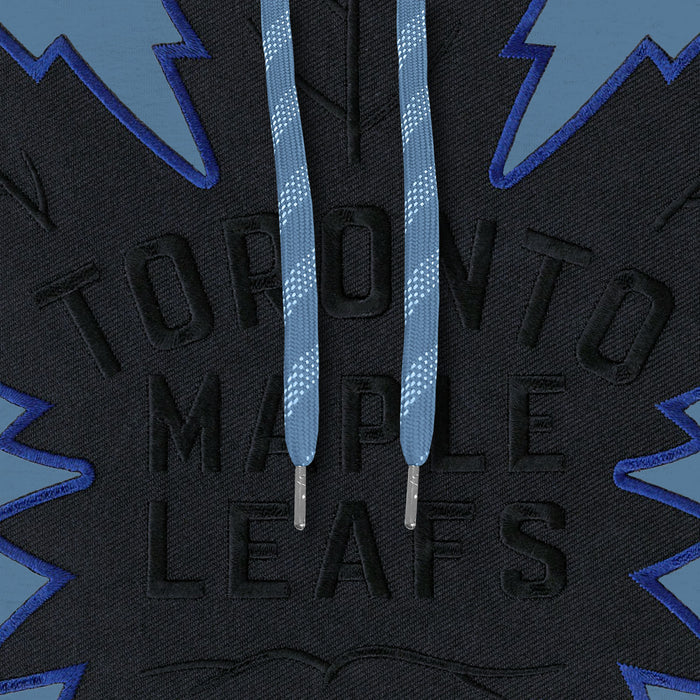 Toronto Maple Leafs NHL Bulletin Men's Light Blue Back in Black Express Twill Logo Hoodie
