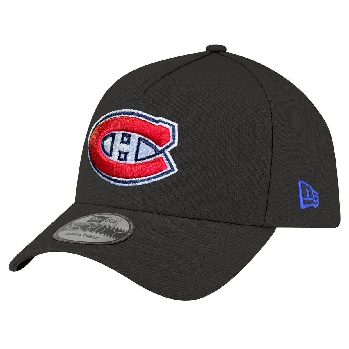 Casquette snapback 9Forty A-Frame noire des Canadiens de Montréal de la LNH pour homme de New Era