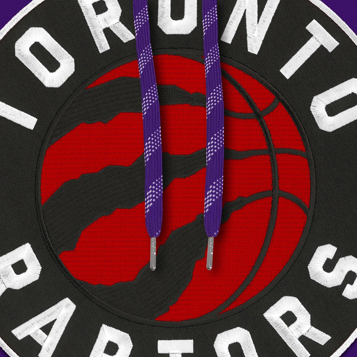 Toronto Raptors NBA Bulletin Sweat à capuche violet Express avec logo en sergé pour hommes