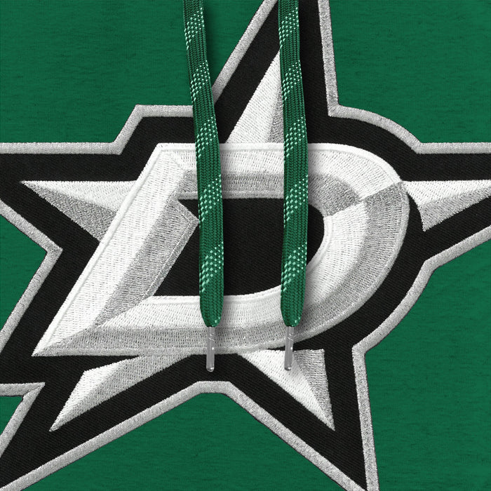 Dallas Stars NHL Bulletin Men's Green Express Twill Logo Hoodie