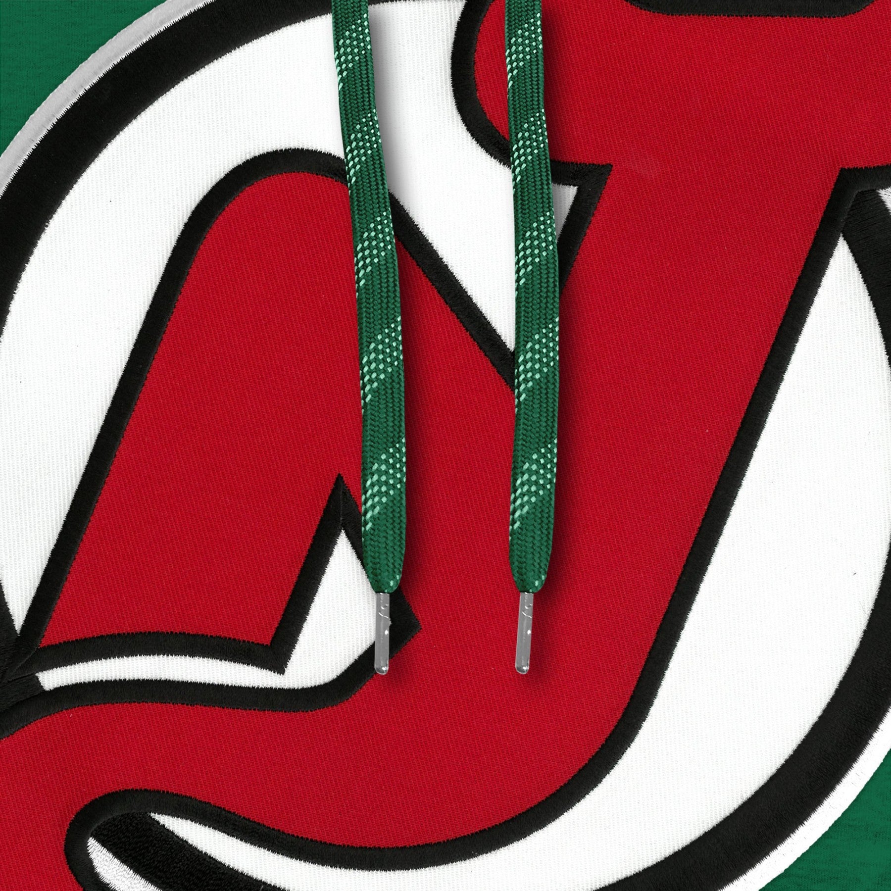 Sweat à capuche vert avec logo en sergé Express pour hommes, New Jersey Devils NHL Bulletin