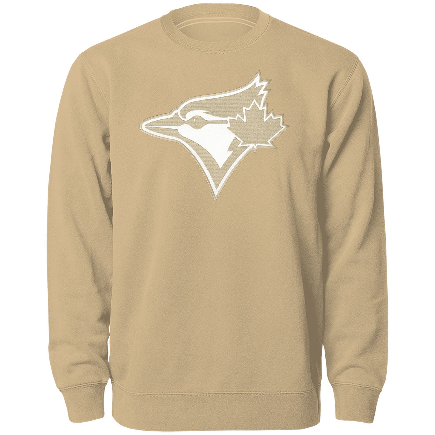 Toronto Blue Jays MLB Bulletin Men's Wheat Twill Tonal Logo Crew Sweater