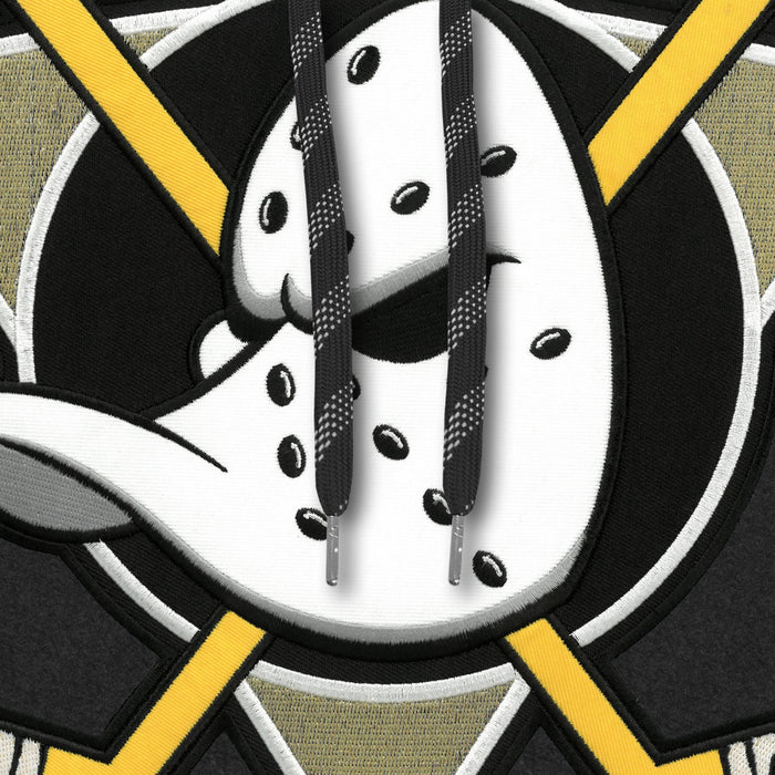 Anaheim Ducks NHL Bulletin Men's Black Express Twill Logo Hoodie