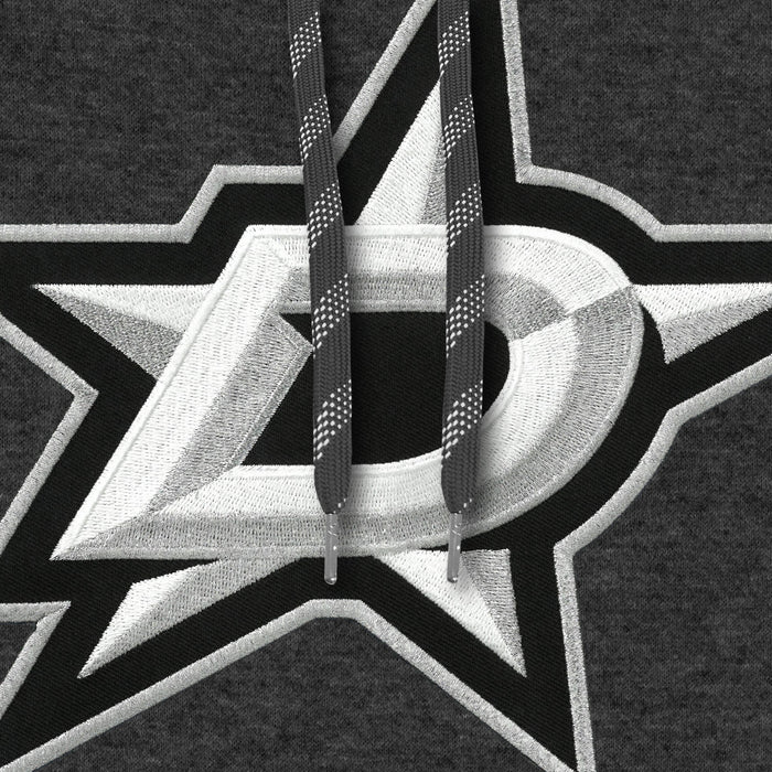 Dallas Stars NHL Bulletin Men's Charcoal Express Twill Logo Hoodie