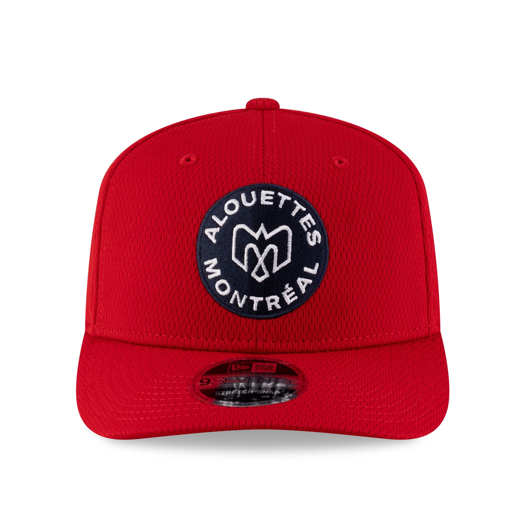 Montreal Alouettes CFL New Era Men's Red 9Seventy 2025 Sideline Stretch Snapback