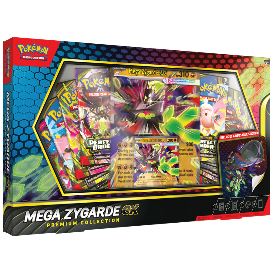 Pokémon TCG Mega Evolution Mega Zygarde Ex Premium Collection Box