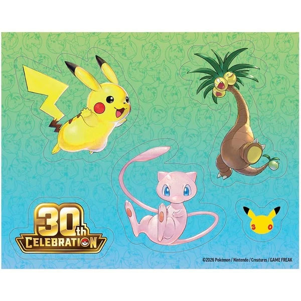Pokémon TCG 30th Celebration Tech Sticker Collection Assortment Box