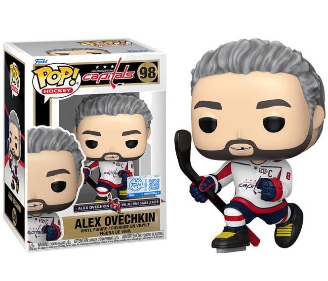 Alexander Ovechkin Washington Capitals NHL All-Time Goals Leader Funko POP Vinyl Figure #98