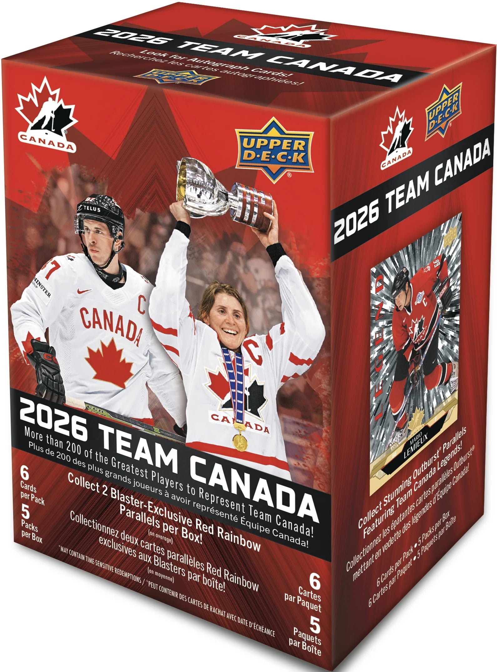 IIHF Upper Deck 2026 Team Canada  Hockey Blaster Box