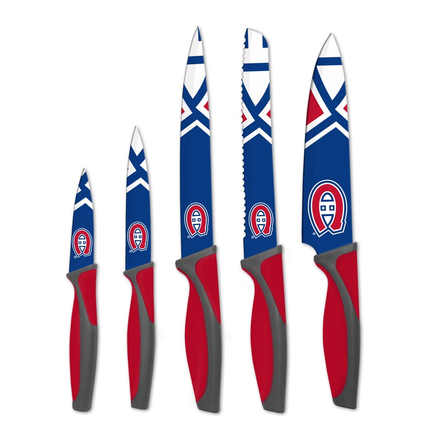 Montreal Canadiens NHL TSV 5 Piece Kitchen Knife Set