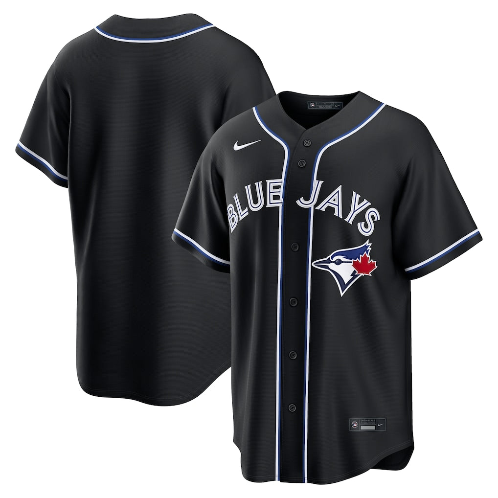 Toronto Blue Jays MLB Nike Men's 2026 Black Out Fashion Replica Jersey