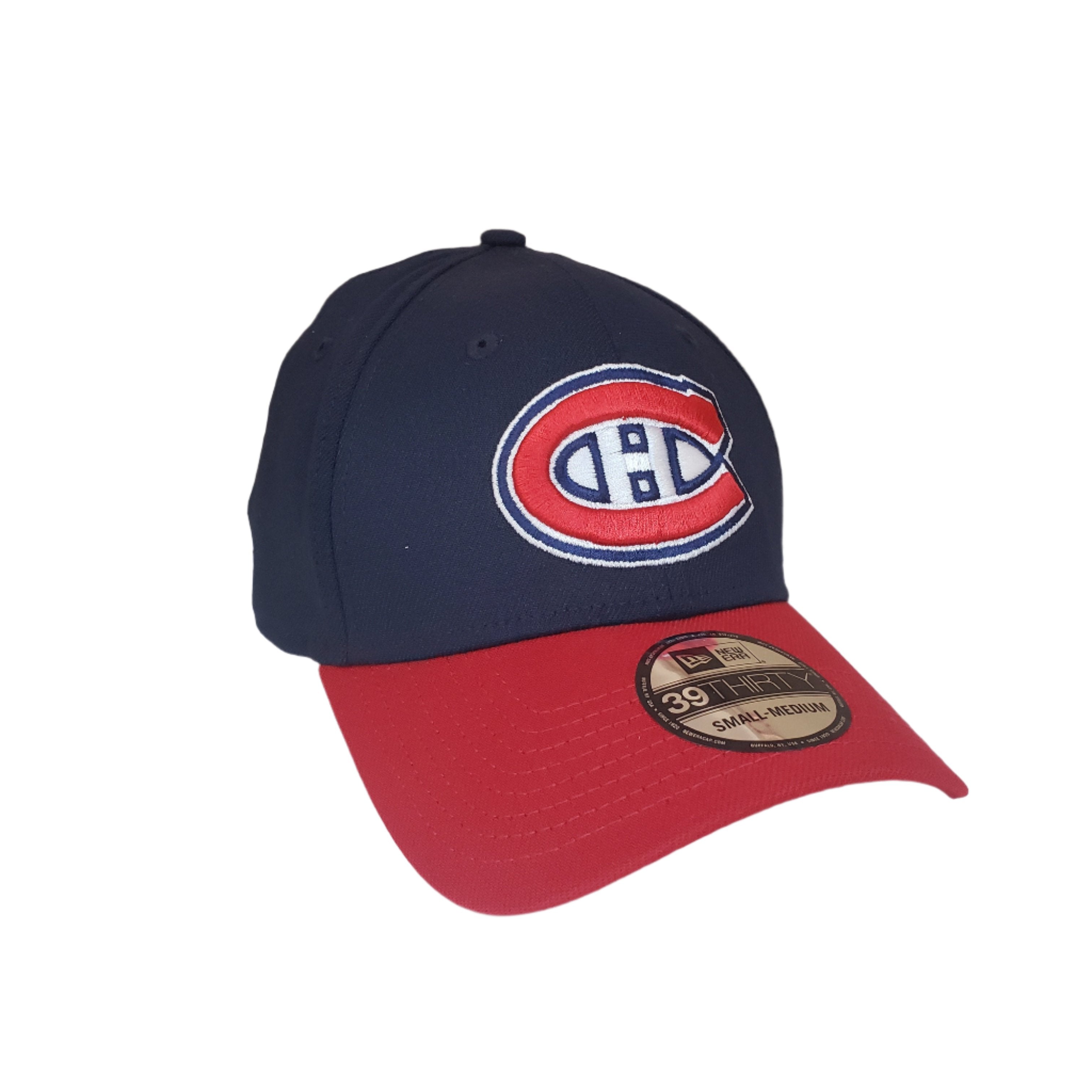 Montreal Canadiens NHL New Era Men's Navy/Red 39Thirty Team Classic Stretch Fit Hat