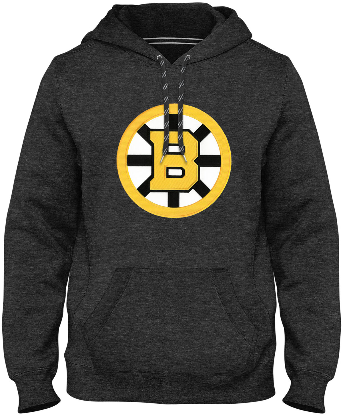 Sweat à capuche avec logo en sergé Express gris anthracite des Bruins de Boston NHL Bulletin pour hommes