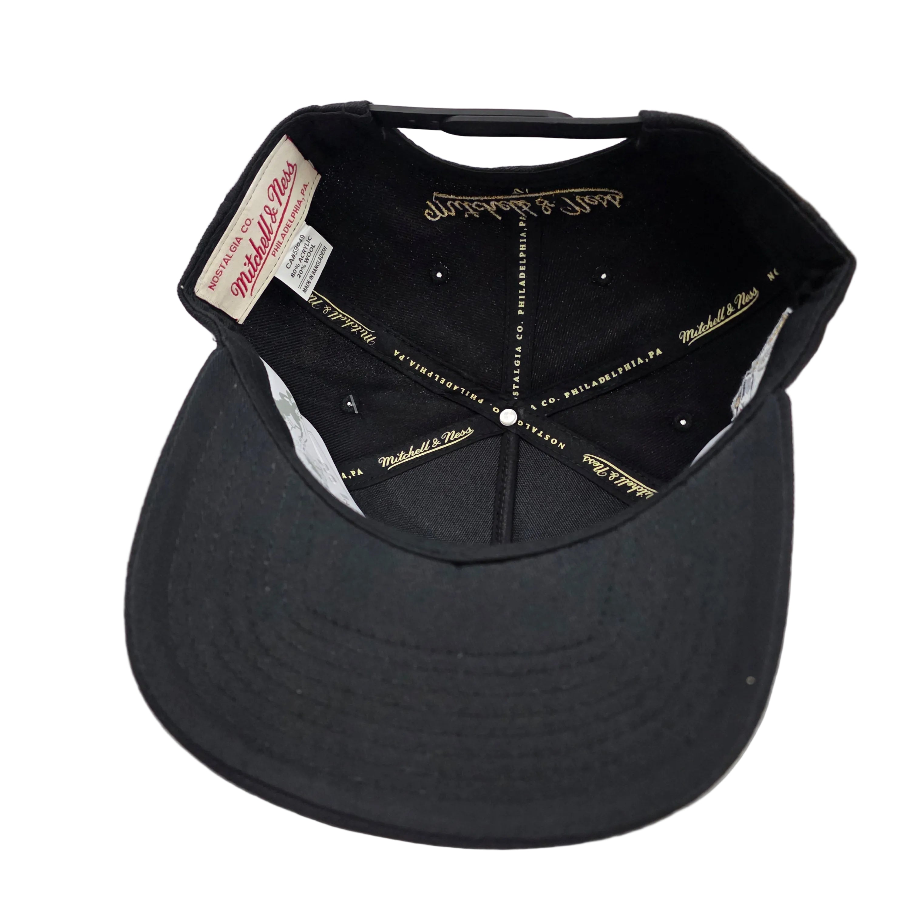 Toronto Blue Jays Mitchell & Ness Men's Black/Gold 2025 World Series A-Frame Snapback