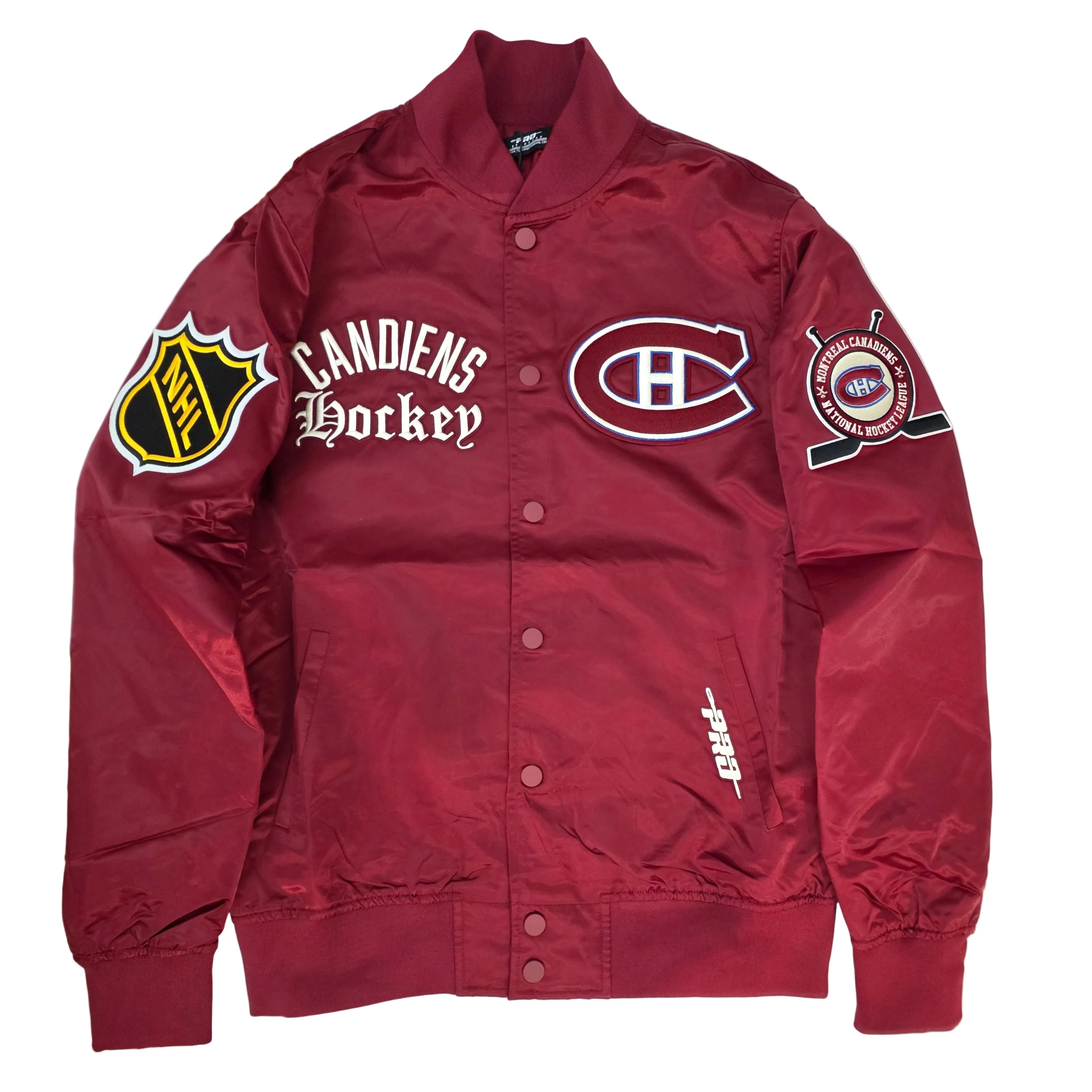 Montreal Canadiens NHL Pro Standard Men's Red Modern Originals Satin Jacket