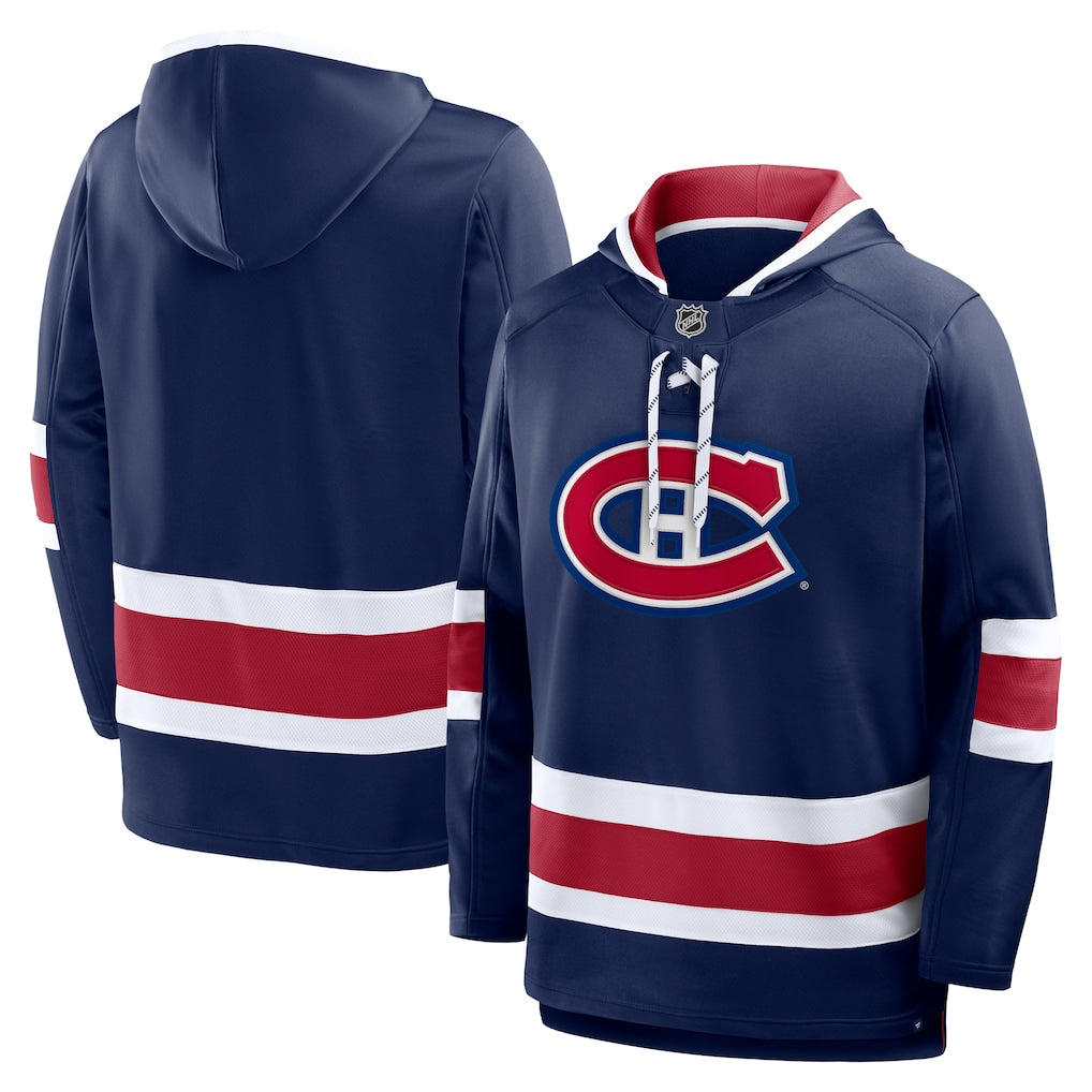 Montreal Canadiens NHL Fanatics Branded Men's Navy Prime Time Hoodie