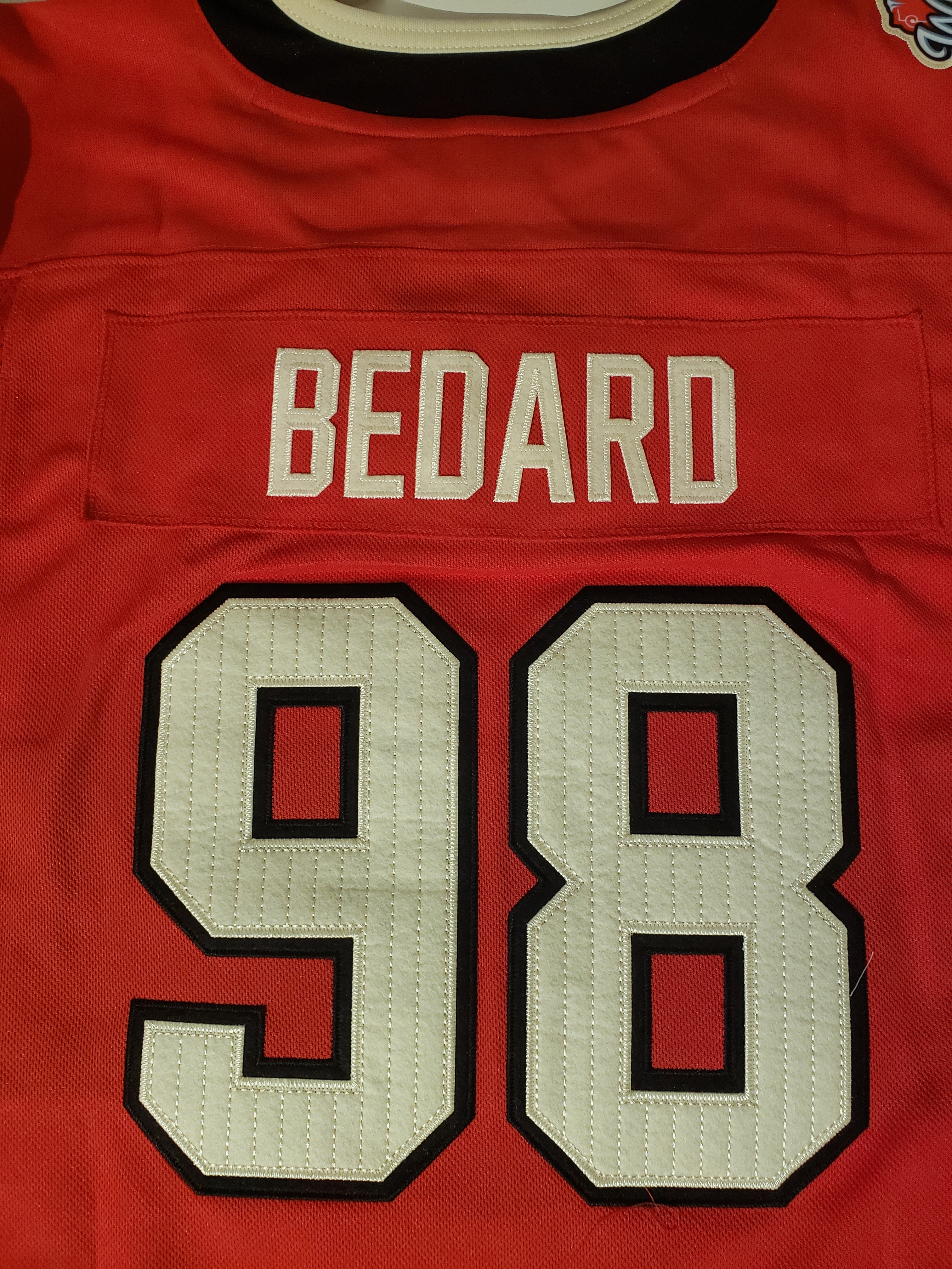 Connor Bedard Chicago Blackhawks NHL Outerstuff Youth Rouge 2024 Winter Classic Premier Maillot