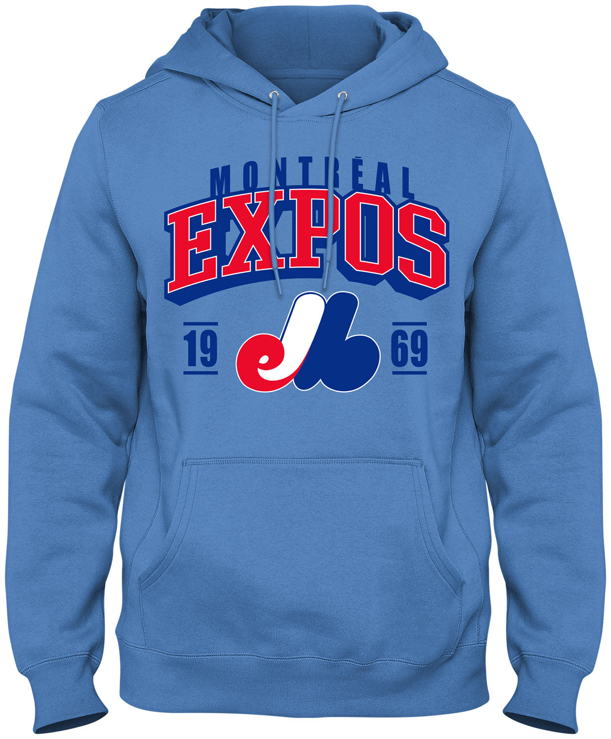 Montreal Expos MLB Bulletin Men's Light Blue Crandelle Hoodie