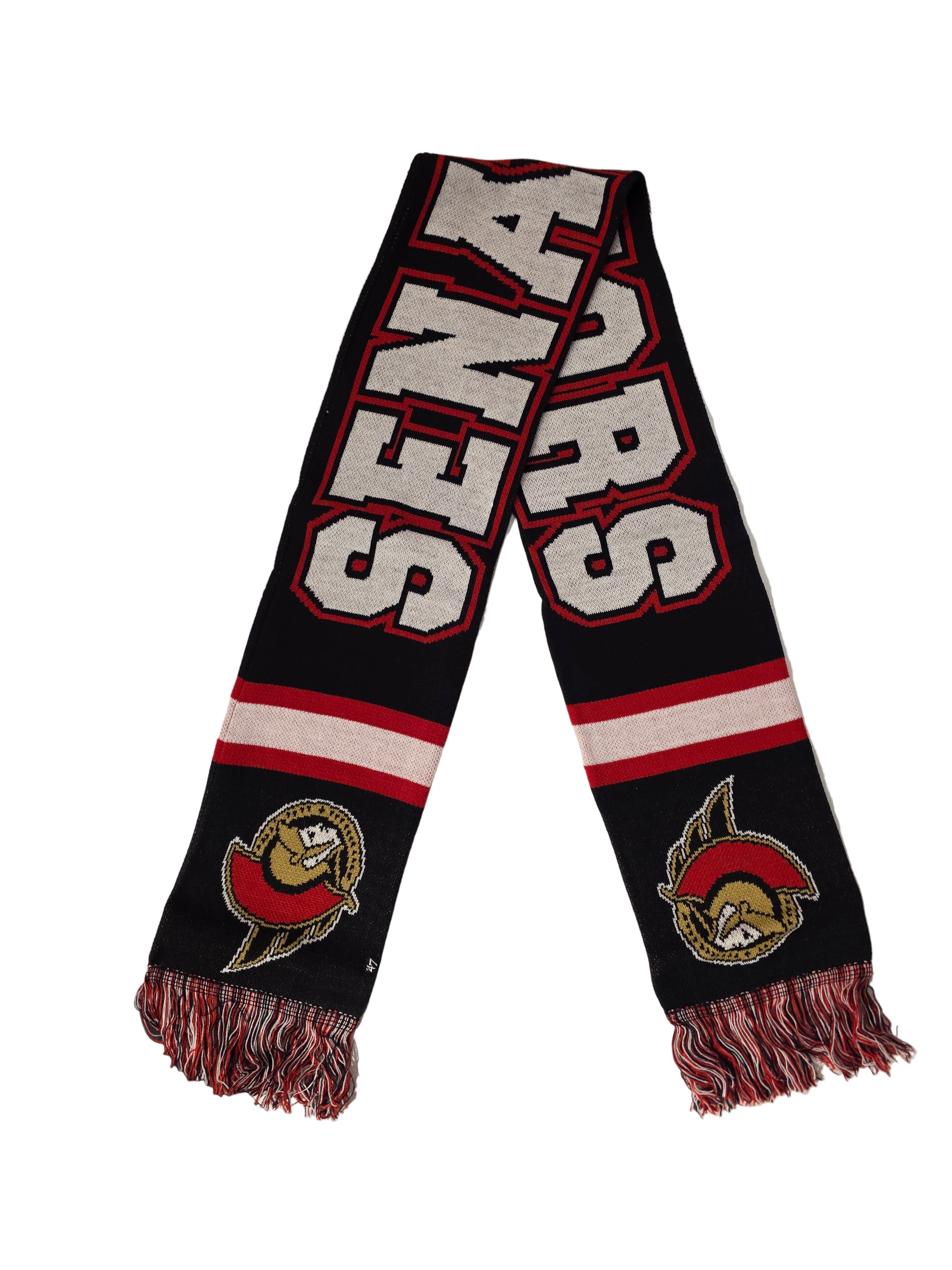 Ottawa Senators NHL 47 Brand Men's Red Breakaway Knit Scarf