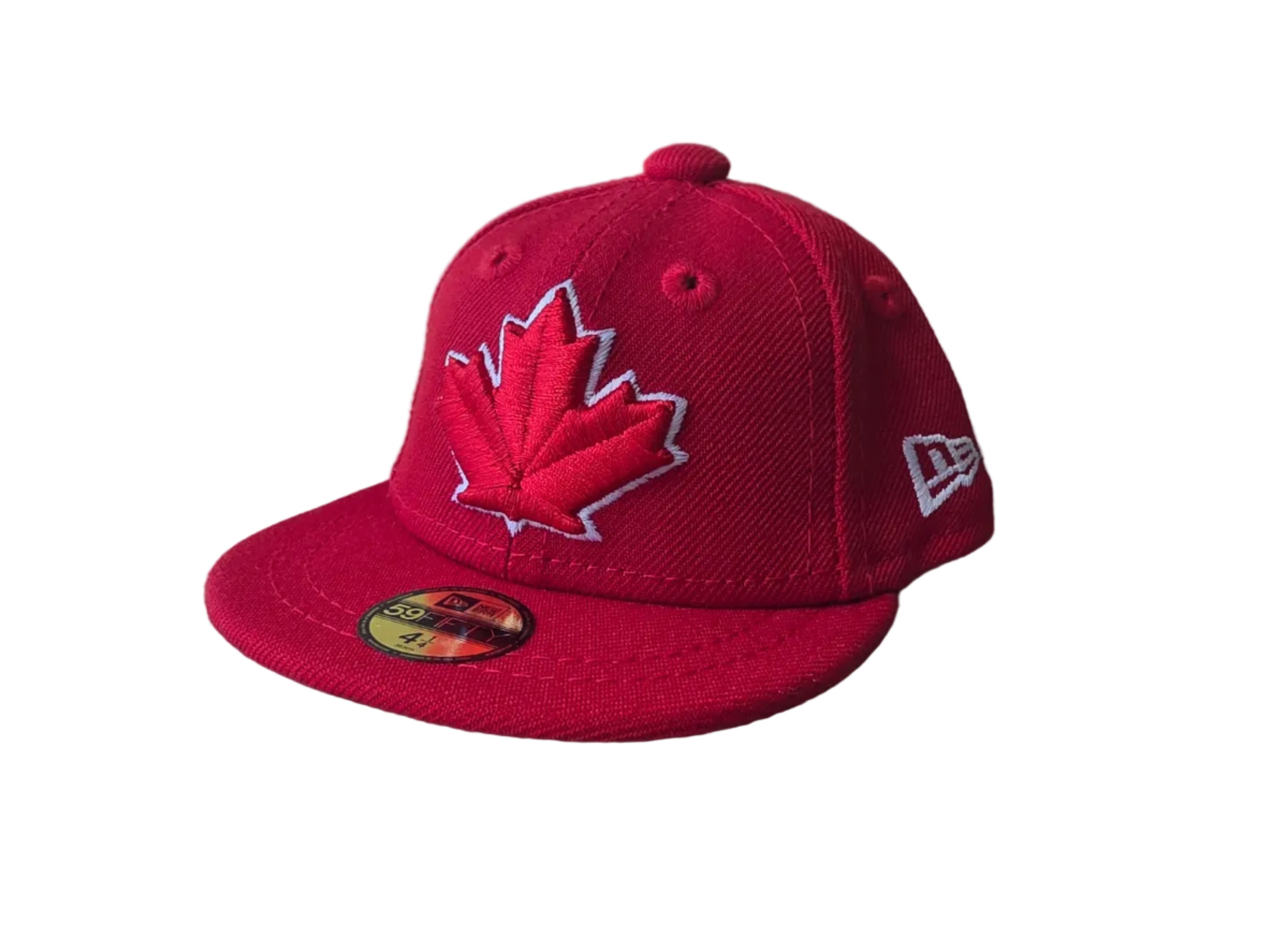 Toronto Blue Jays MLB New Era Red Authentic Collection Mini 59FIFTY Fitted Cap